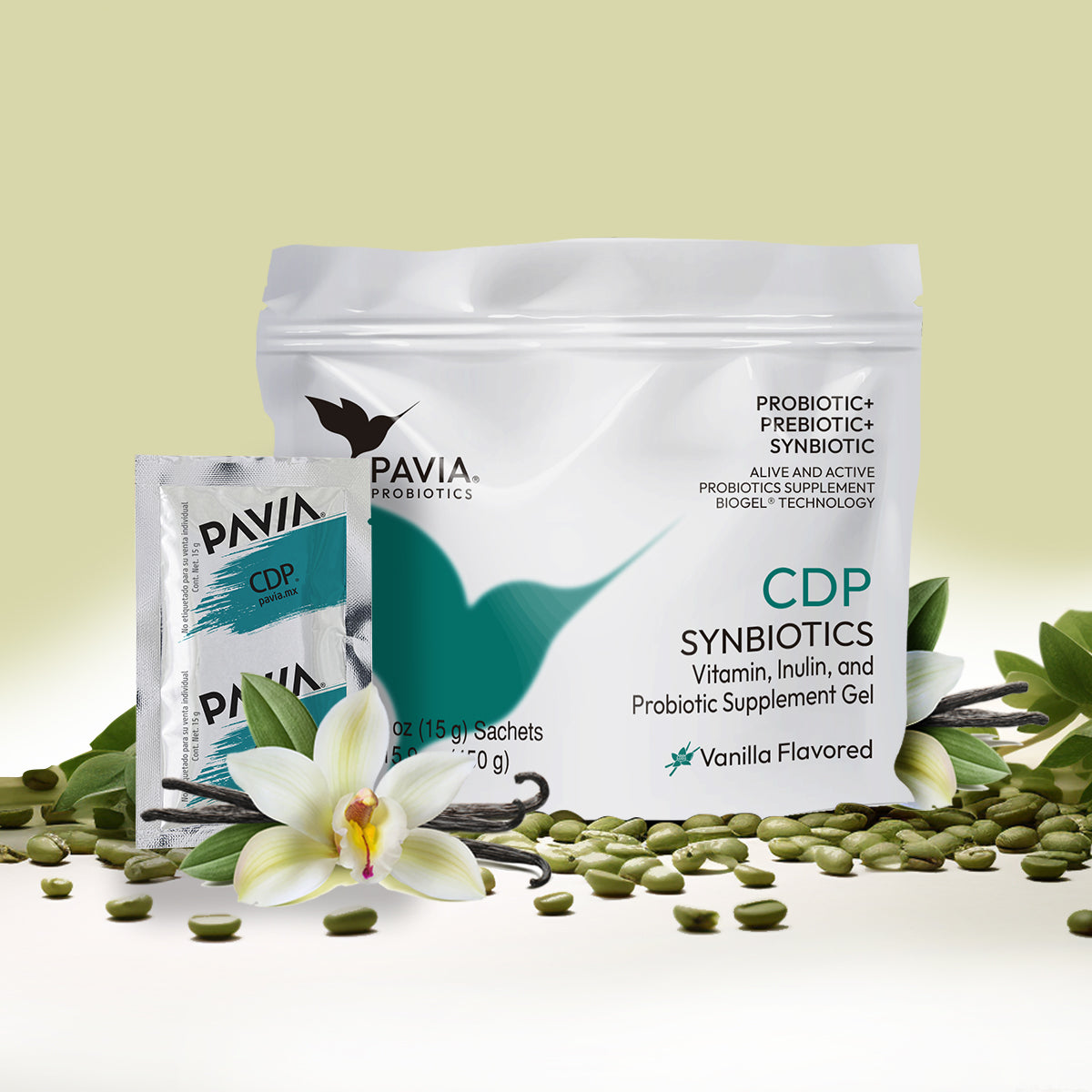 CDP | Live probiotics with green coffee extract Helps support weight loss Contains 30 single serve packets | Vanilla flavor