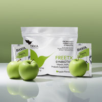 Thumbnail for FreeTx | Live Probiotics with fiber Helps Improve Digestion Contains 30 single serve packets | Apple flavor